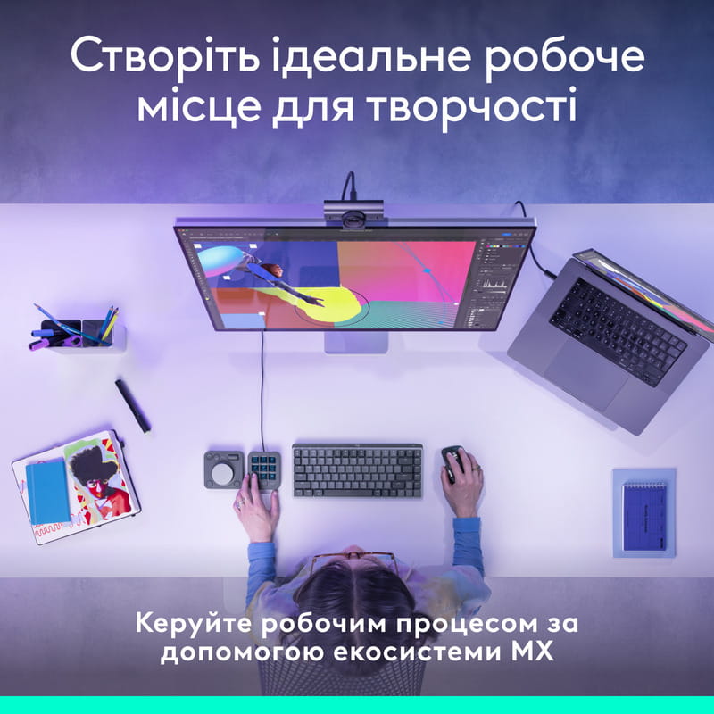 Консоль Logitech MX Creative Console Graphite (920-012931)