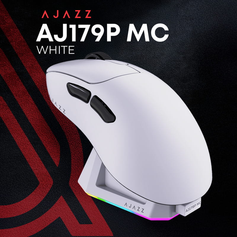 Мышь беспроводная Ajazz AJ179P MC White (AJ179P-MC-W)