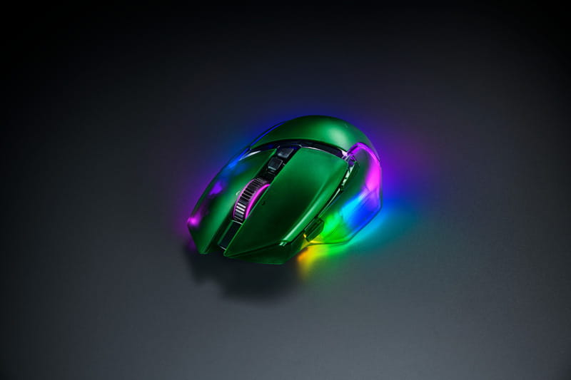 Миша бездротова Razer Basilisk V3 Pro 35K Phantom Green (RZ01-05240300-R3G1)