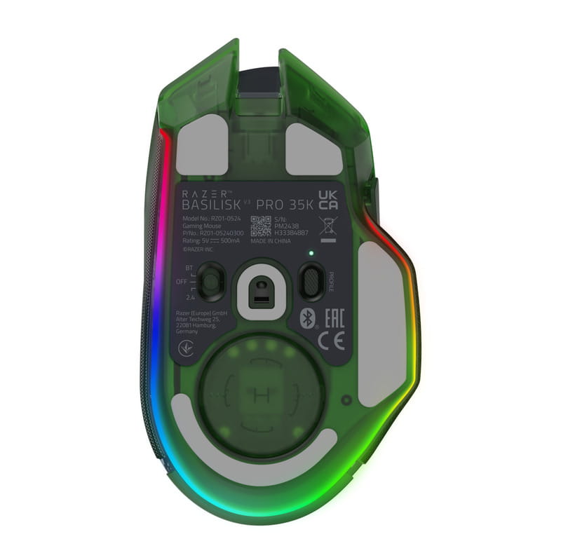 Миша бездротова Razer Basilisk V3 Pro 35K Phantom Green (RZ01-05240300-R3G1)