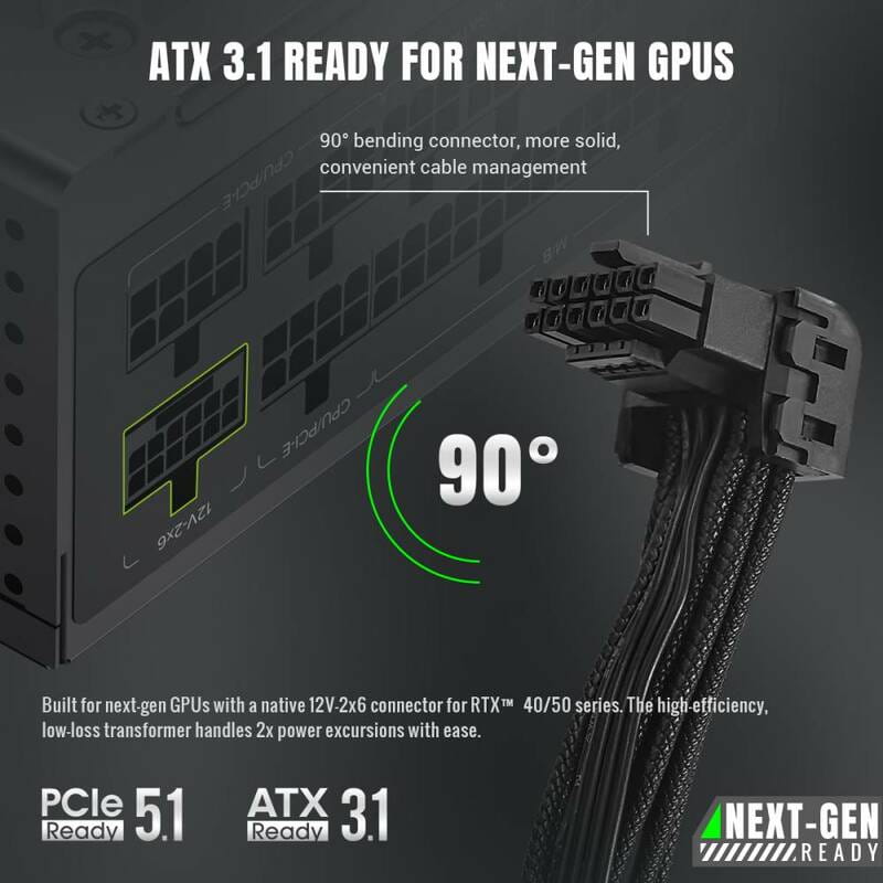 Блок питания GameMax GS 750G V25 Black 750W