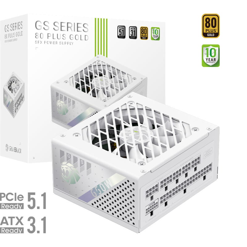 Блок живлення GameMax GS 650G V25 White 650W