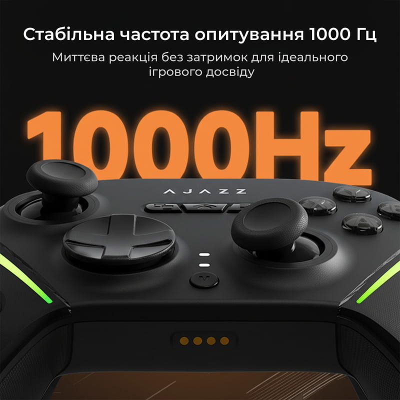 Геймпад Ajazz GP100 RGB Black