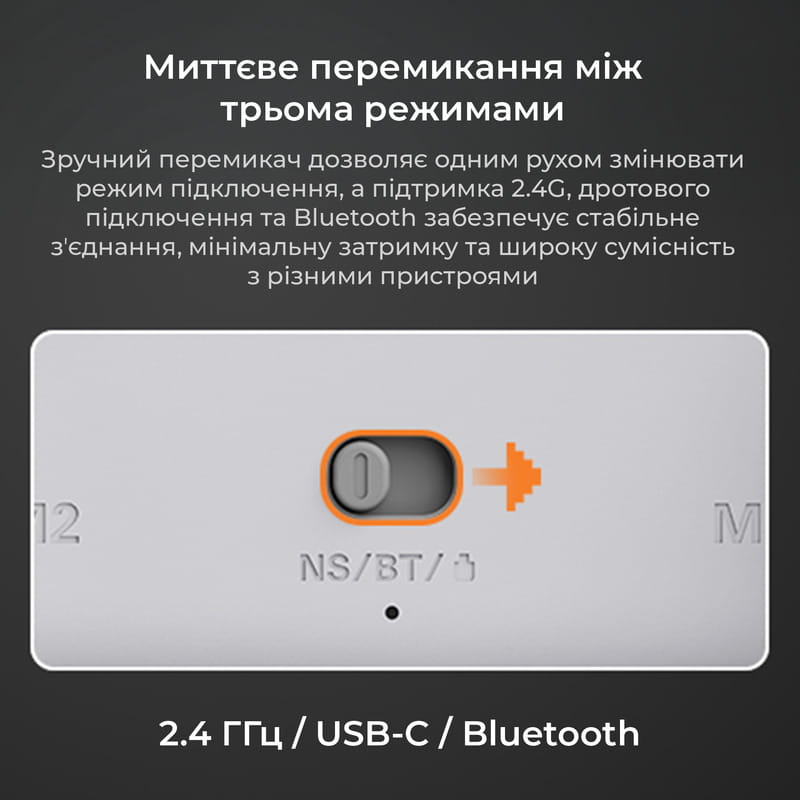 Геймпад Ajazz GP100 RGB White