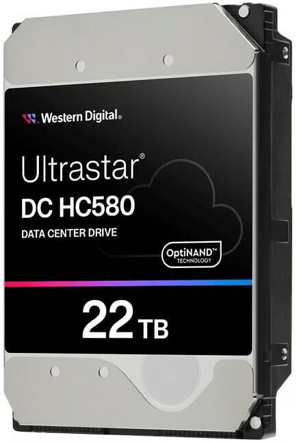 Накопитель HDD 3.5" SATA 22.0TB WD Ultrastar DC HC580 7200rpm 512MB (0F62785)