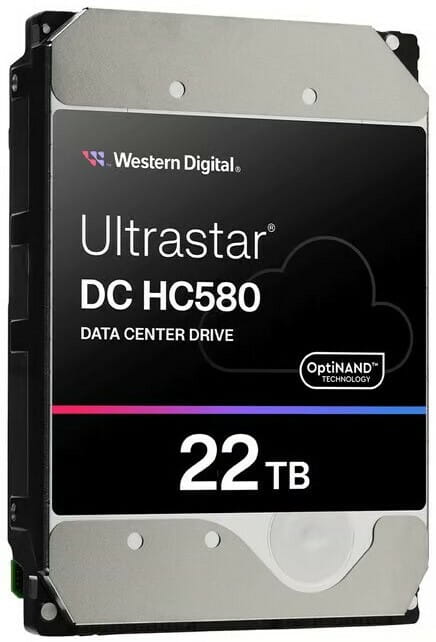 Накопитель HDD 3.5" SATA 22.0TB WD Ultrastar DC HC580 7200rpm 512MB (0F62785)