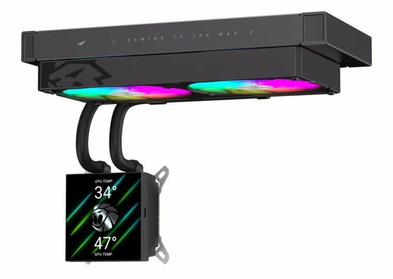 Система водяного охолодження GameMax Glacier 240 LCD Black