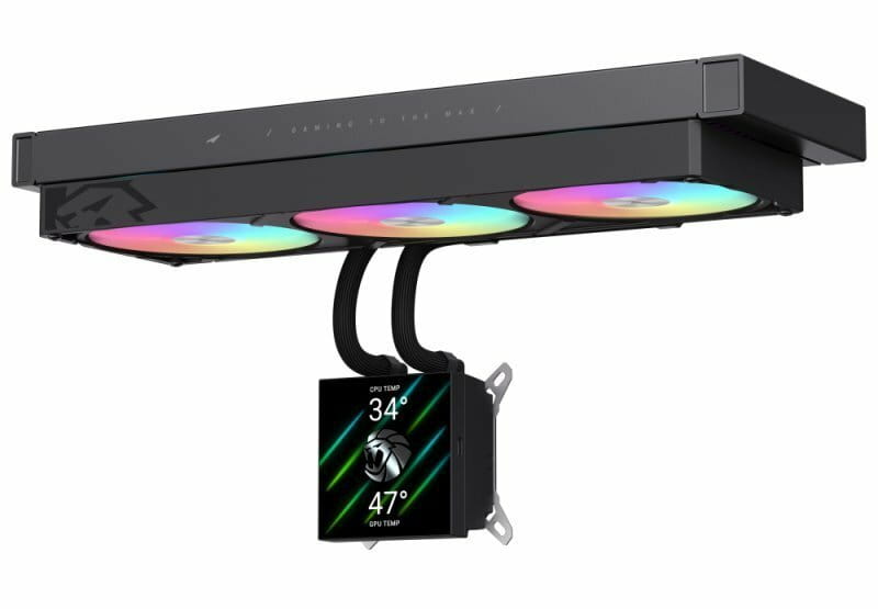 Система водяного охлаждения GameMax Glacier 360 LCD Black