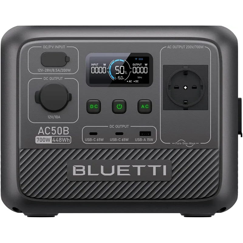 Зарядна станція Bluetti AC50B, 448Wh, 700W, LiFePO4 (PB931484)