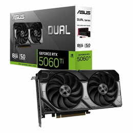 Відеокарта GF RTX 5060 Ti  8GB GDDR7 Dual Asus (DUAL-RTX5060TI-8G)