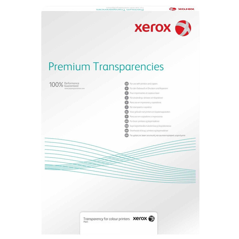 Плівка прозора Xerox Premium Transparencies, 100g/m2, SRA3, 200л (003R98201)