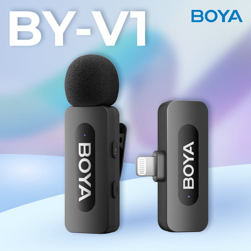 Микрофон BOYA BY-V1 Lightning Black