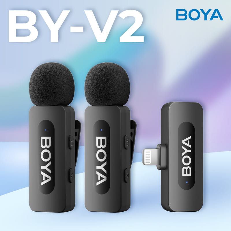 Микрофон BOYA BY-V2 Lightning Black