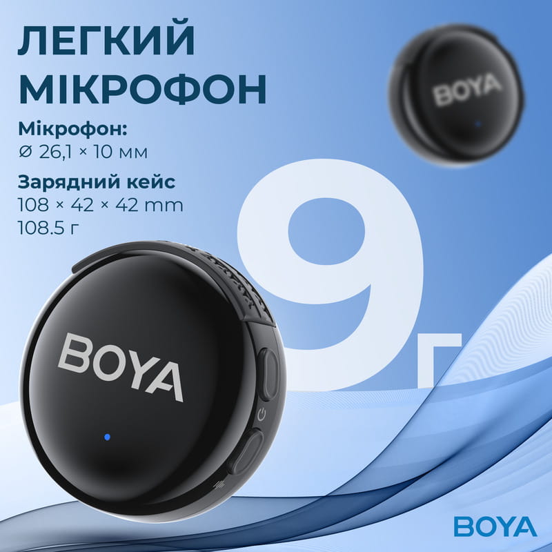Мікрофон BOYA LINK 3-01 Type-C/TRS/Lightning Black