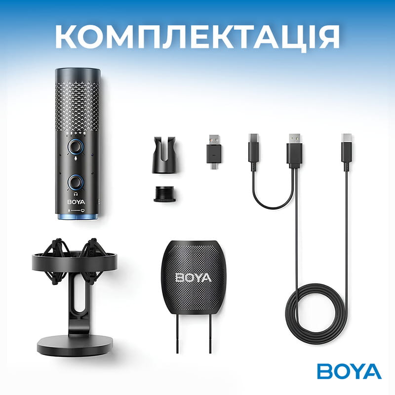 Микрофон BOYA K5-02 RGB Black