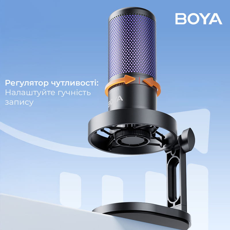Микрофон BOYA K3-02 RGB Black