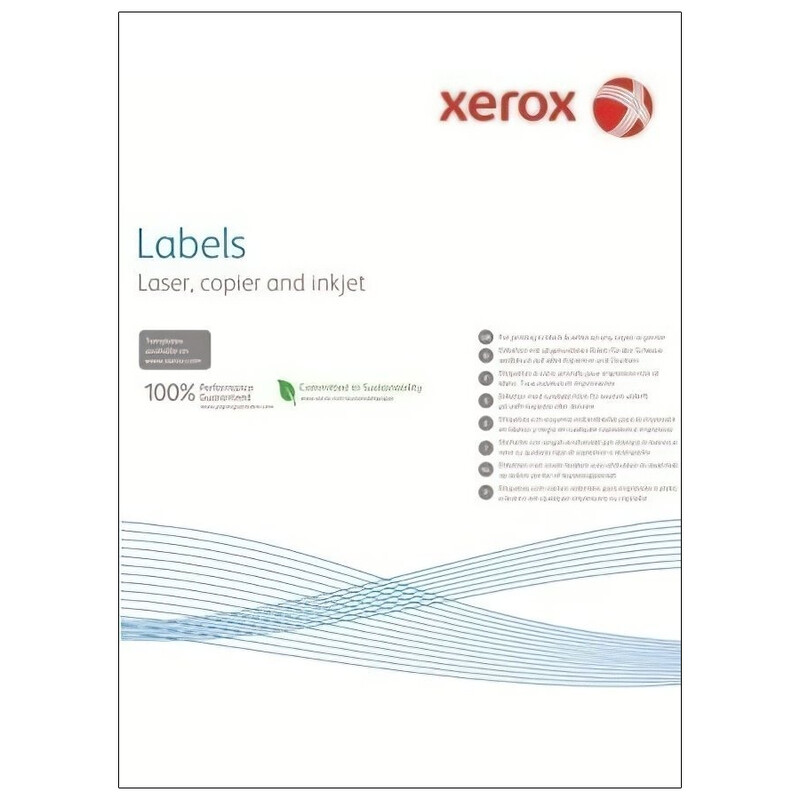 Наклейка Xerox (003R97400) Mono Laser 1UP (squared) 210x297mm 100л.