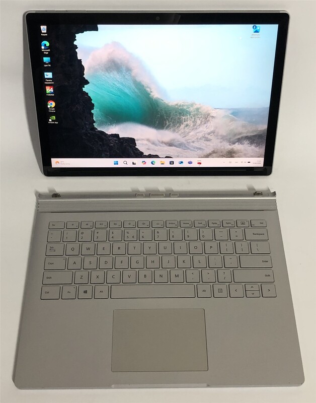 Ноутбук Microsoft Surface Book 2 1769 / 13.5" (3000x2000) IPS Touch / i7-8650U / 8GB / 512GB SSD / nVidia GTX 1050 2GB / Win11Pro / Backlight - Б/в