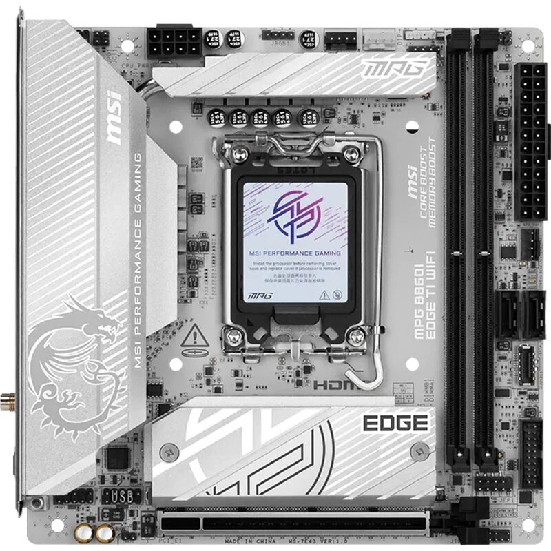 Материнська плата MSI MPG B860I Edge TI WiFi Socket 1851