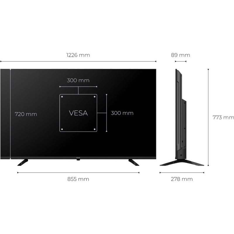 Телевізор Kivi 55U800KB