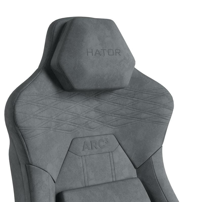 Кресло для геймеров Hator Arc 3 XL Velour Grey (HTC3446XL)