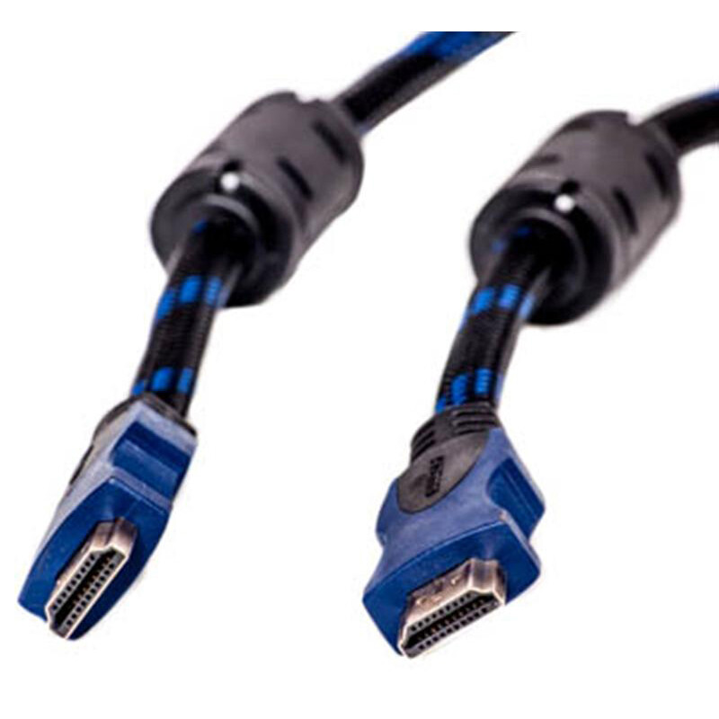 Кабель PowerPlant (KD00AS1202) HDMI-HDMI v1.4, 3м, Nylon, Double ferrites, Black