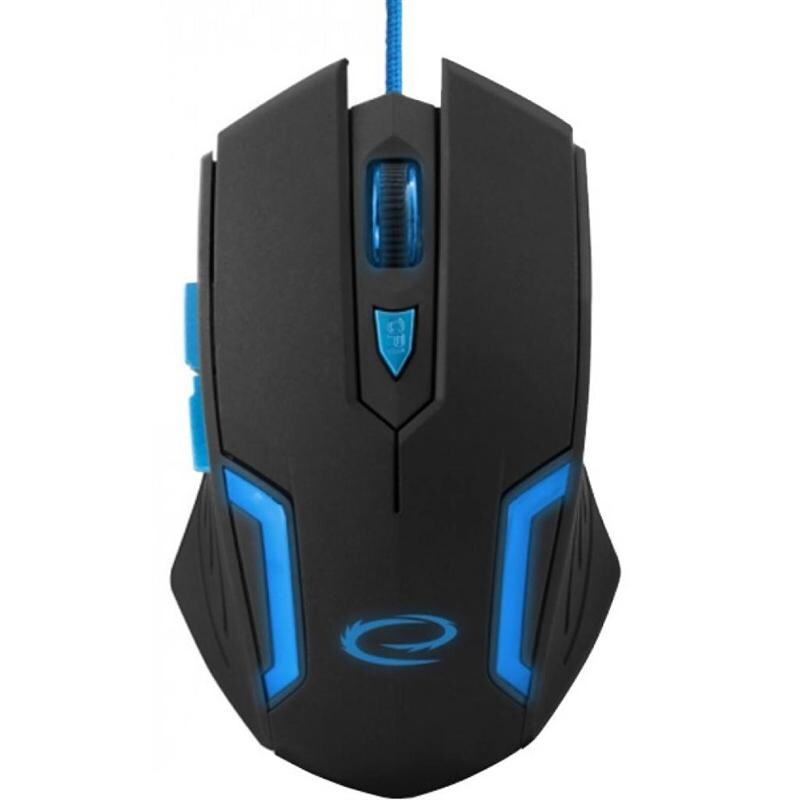 Мишка Esperanza EGM205B Fighter Black/Blue USB