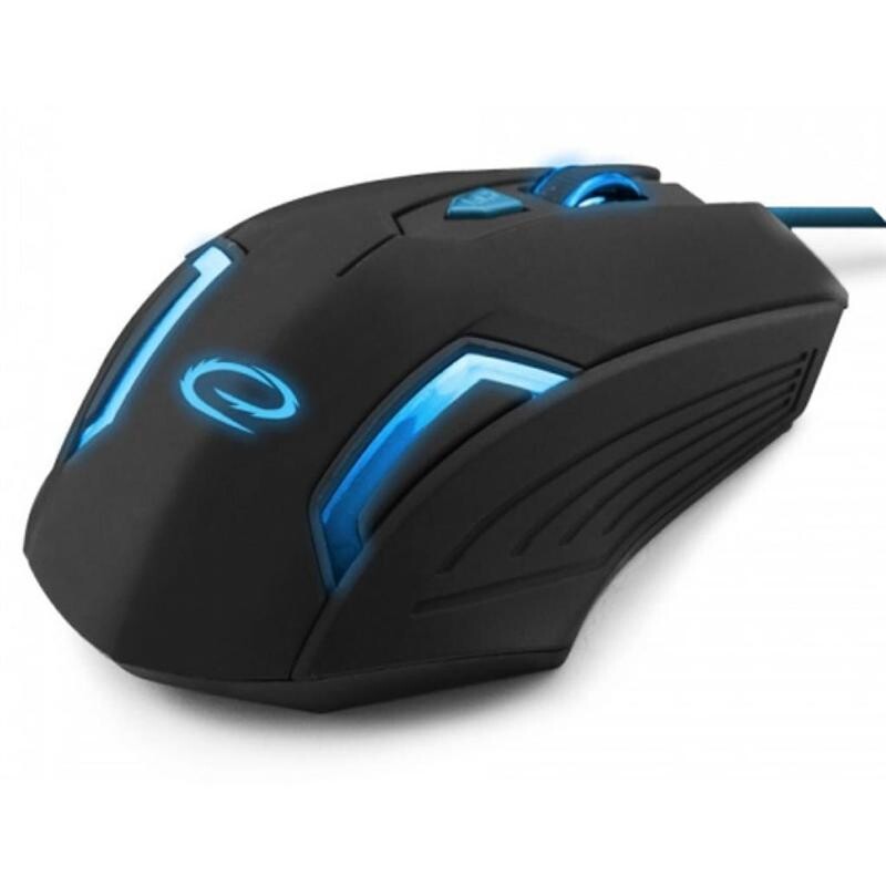 Мишка Esperanza EGM205B Fighter Black/Blue USB