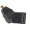 Фото - Перехідник PowerPlant (CA910618) microHDMI(AM)-HDMI(AF), 360 градусов, Black | click.ua