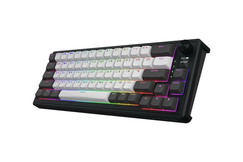 Клавіатура бездротова Hator Skyfall 65 Pro Wireless Grey/Black (HTK4160UA)