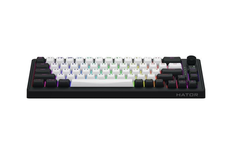 Клавіатура бездротова Hator Skyfall 65 MAG Ultima 8K Wireless Black/White (HTK3860UA)