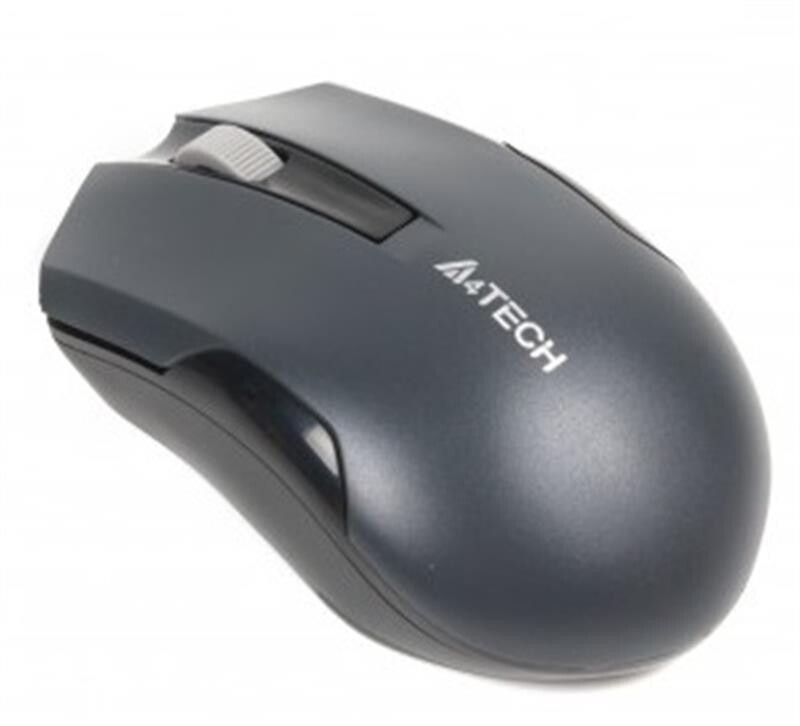 Мышь беспроводная A4Tech G3-200N Grey USB V-Track