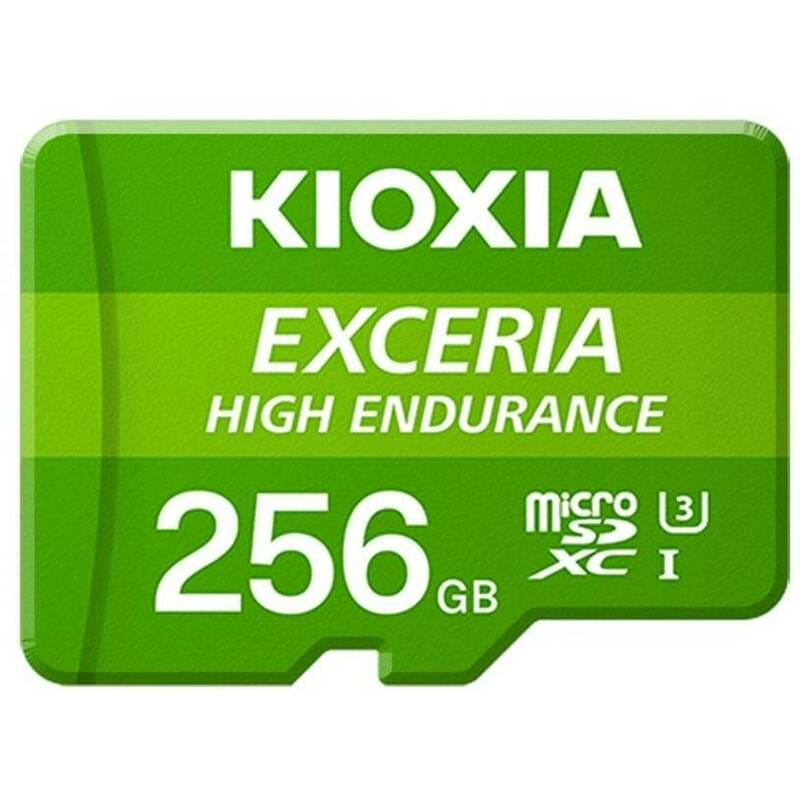 Карта памяти MicroSDHC 256GB UHS-1 Class 10 Kioxia Exceria High Endurance (LMHE1G256GG2)