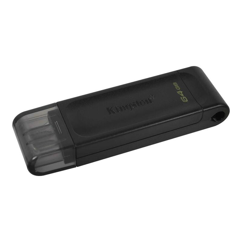 Флеш-накопитель USB3.2 256GB Type-C Kingston DataTraveler 70 Black (DT70/256GB)