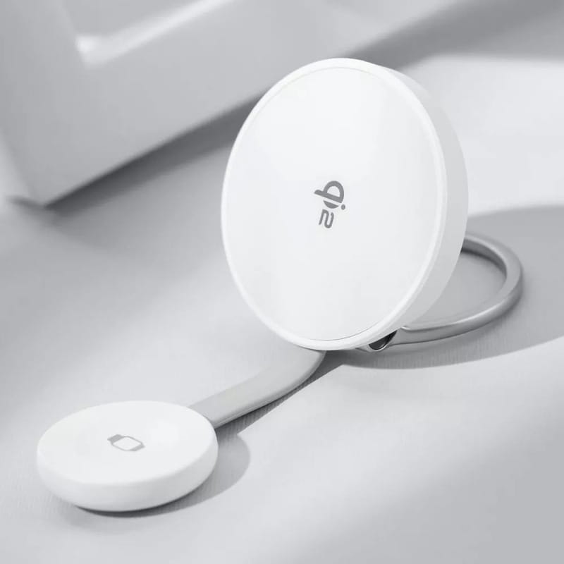 Беспроводное зарядное устройство Proove Knocker 2 in 1 Qi2 15W White (WSPK15012002)