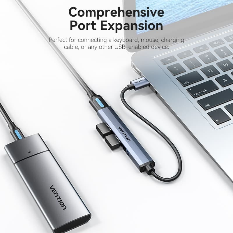 USB-хаб Vention CKOHB 4 ports Silver