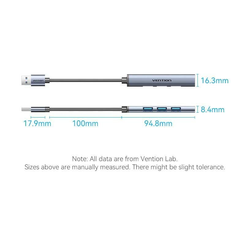 USB-хаб Vention CKOHB 4 ports Silver