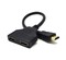 Фото - Кабель-розгалужувач Cablexpert HDMI - 2хHDMI (M/F), 0.3 м, Black (DSP-2PH4-04) | click.ua
