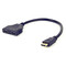 Фото - Кабель-розгалужувач Cablexpert HDMI - 2хHDMI (M/F), 0.3 м, Black (DSP-2PH4-04) | click.ua