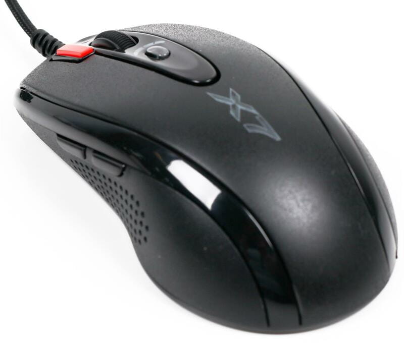 Миша A4Tech X-710BK Black USB + килимок A4Tech X7-200MP