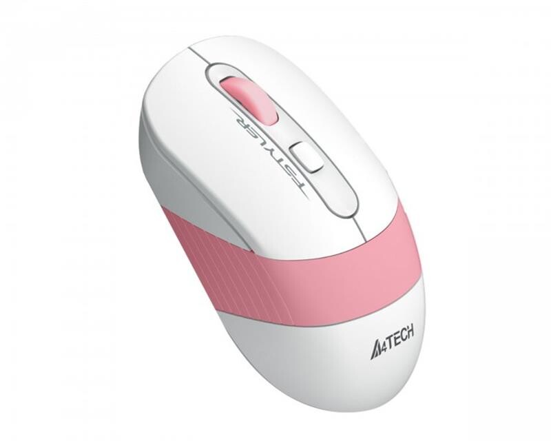 Мышь беспроводная A4Tech FG10 Pink/White USB