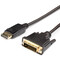 Фото - Кабель Atcom DisplayPort - DVI (M/M), 1.8 м, чорний (9504) | click.ua