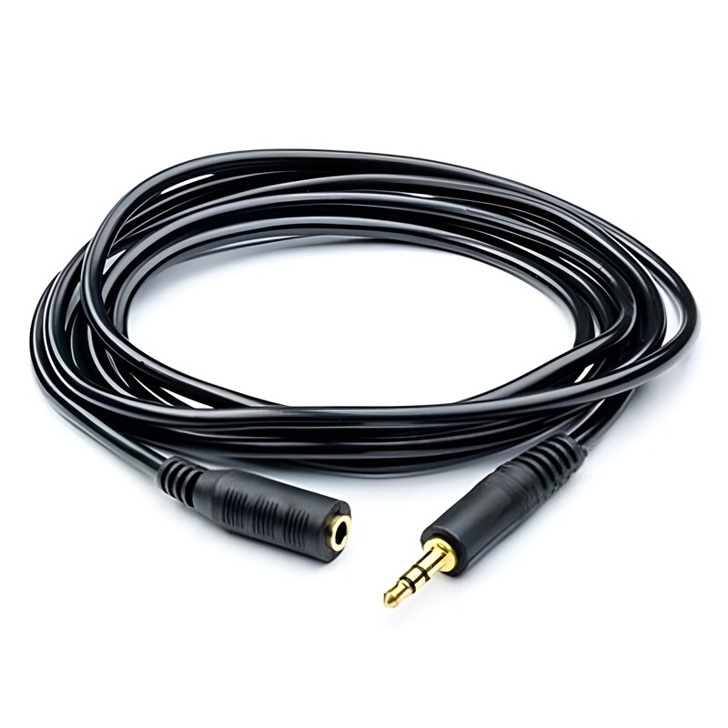 Аудио-кабель Atcom (16848) mini-jack 3.5мм(M) to mini-jack 3.5мм(F) 3м пакет (Удлинитель)