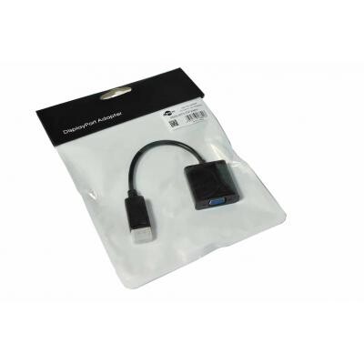 Переходник Atcom DisplayPort - VGA (M/F), 0.1 м, Black (16851)