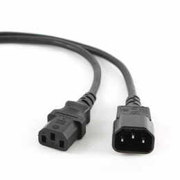 Кабель силовой Cablexpert PC-189-VDE-3M (С13-С14), VDE, черный, 3м