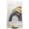 Фото - Кабель PowerPlant Coilded RJ45 to RS232 USB (CA911905), 1 м,  сірий | click.ua