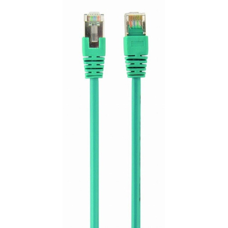 Патч-корд Cablexpert (PP6-1M/G) FTP, літий, 50u "штекер із засувкою, 1 м, зелений