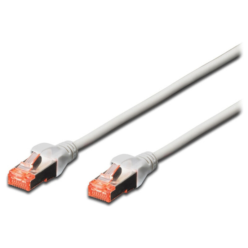 Патч-корд Digitus (DK-1644-005) cat.6, S/FTP, 0.5 м, AWG 27/7, LSZH, сірий