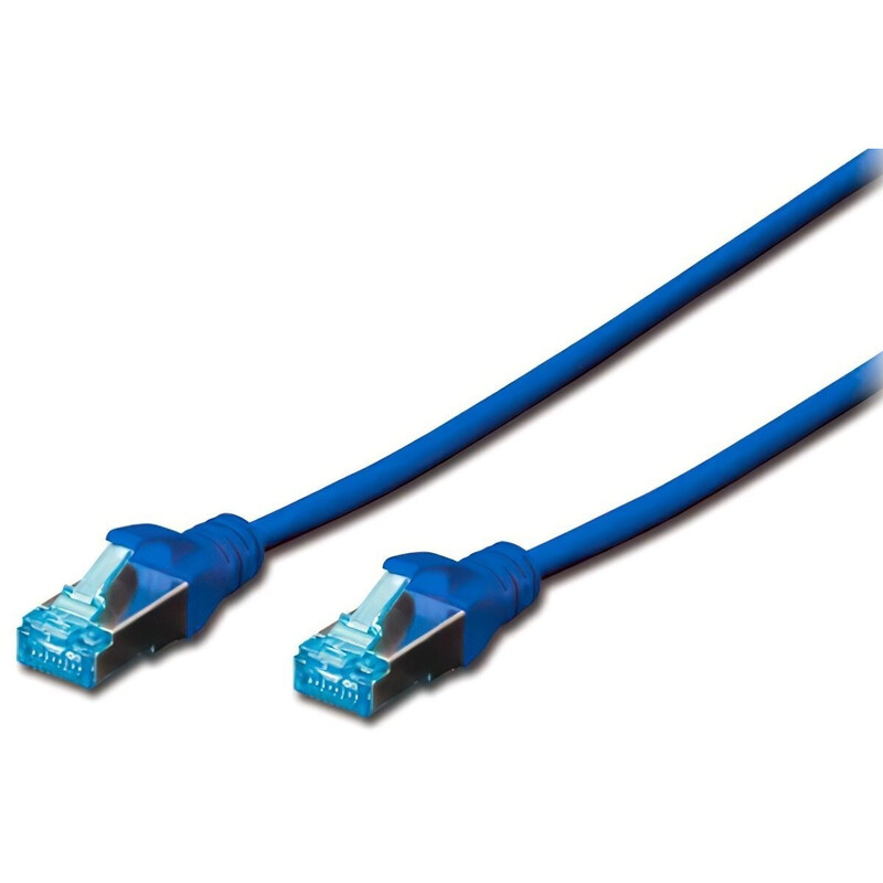 Патч-корд Digitus (DK-1511-050/B) cat.5e, UTP, 5м, AWG 26/7, синій
