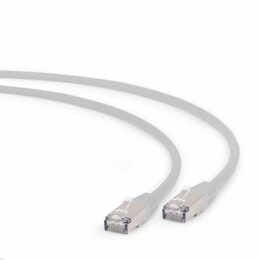 Патч-корд S/FTP Cablexpert (PP6A-LSZHCU-0.25M) литий, 50u "штекер із засувкою, 0.25м, сірий